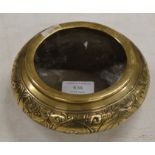 CHINESE BRASS BOWL WITH CHARACTER MARK ON BASE