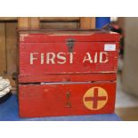 2 VINTAGE FIRST AID KITS