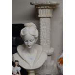DECORATIVE BUST WITH STAND