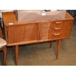 SMALL TEAK 3 DRAWER UNIT