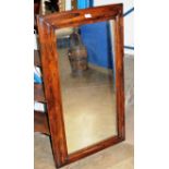 ROSEWOOD FRAMED WALL MIRROR