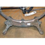 VICTORIAN CAST IRON BICYCLE STAND