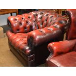 CHESTERFIELD OX BLOOD LEATHER CLUB CHAIR