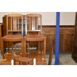 8 PIECE OAK DINING ROOM SUITE COMPRISING SIDEBOARD, TABLE & 6 CHAIRS