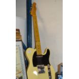 REPRODUCTION ELECTRIC GUITAR MARKED FENDER TELECASTER