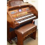 LOWREY SENSATION SPECIAL EDITION PROFESSIONAL ORGAN WITH MATCHING STOOL