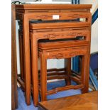 NEST OF 3 CHINESE STYLE TABLES