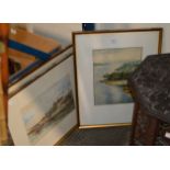 3 VARIOUS FRAMED WATERCOLOURS BY CLARK
