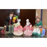 4 VARIOUS ROYAL DOULTON FIGURINES