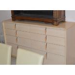 MODERN SIDE BY SIDE 8 DRAWER CHEST