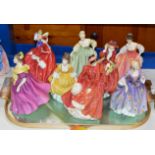 8 VARIOUS ROYAL DOULTON FIGURINES