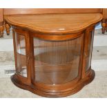 REPRODUCTION HALF MOON DISPLAY CABINET