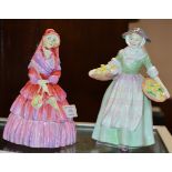 2 ROYAL DOULTON FIGURINES, LADY CLAIRE HN1465 & DAFFY DOWN DILLY HN1712