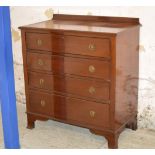 MAHOGANY 4 DRAWER CHEST