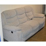 MODERN 3 SEATER ELECTRIC RECLINING SETTEE
