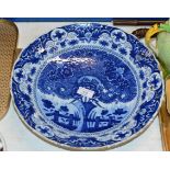 OLD 18TH CENTURY DELFT CHARGER