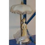 DECORATIVE ITALIAN TABLE LAMP WITH SHADE