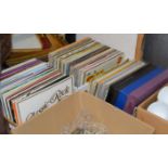 3 BOXES WITH QUANTITY LP RECORDS