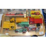 TRAY WITH ASSORTED DINKY TOYS