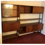 MID-CENTURY SECTIONAL TEAK DISPLAY UNIT