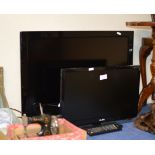 2 SMALL LCD TVS