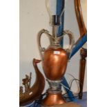 LARGE ANTIQUE STYLE TABLE LAMP