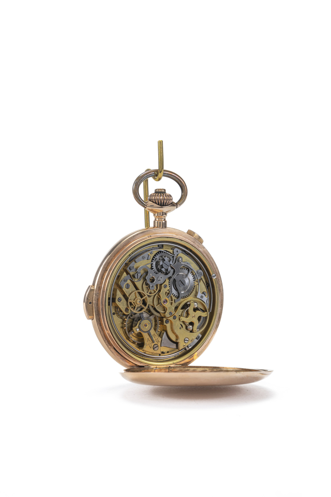 Orologio da tasca in oro giallo 18K - Image 4 of 4