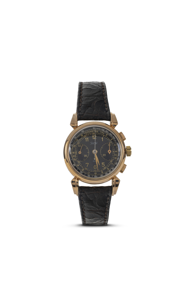 Dodane. Orologio da polso militare francese in oro rosa 18K