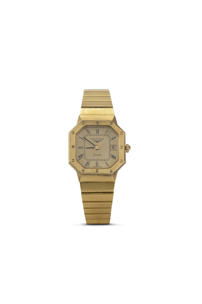 Longines. Orologio da polso da donna in oro giallo 18K