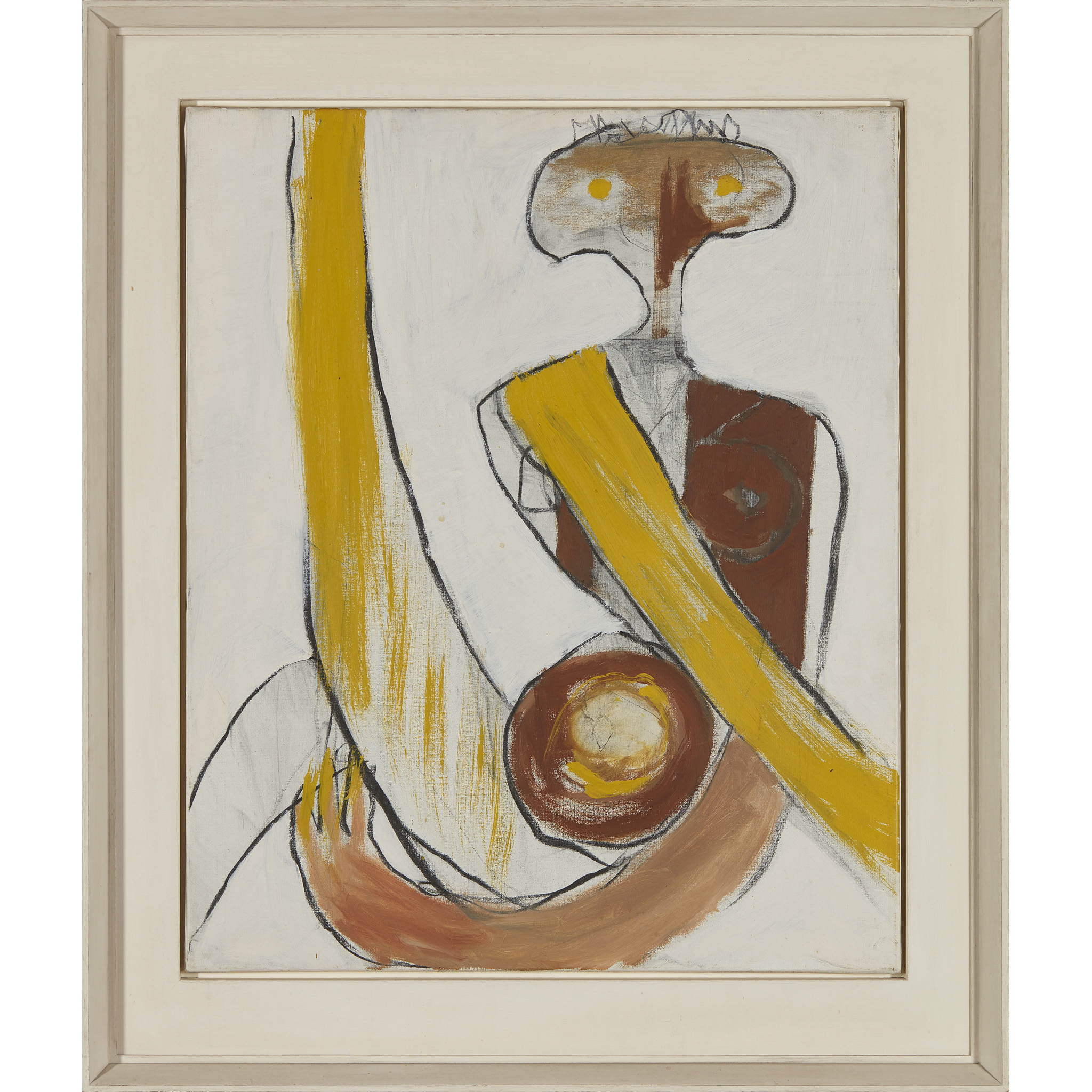 § ROGER HILTON C.B.E. (BRITISH 1911-1975) FIGURE - 1972 - Image 2 of 3