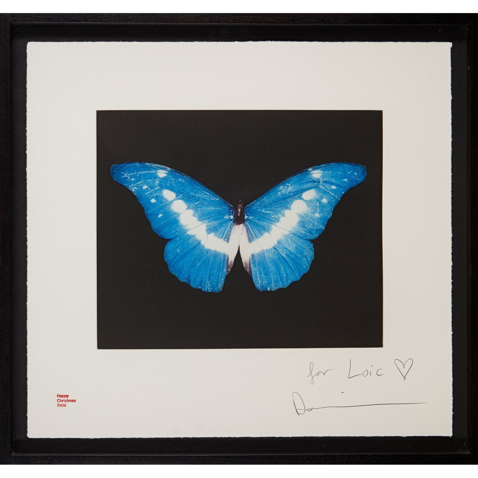 § DAMIEN HIRST (BRITISH B.1965) BLUE BUTTERFLY (SMALL) - Image 2 of 3