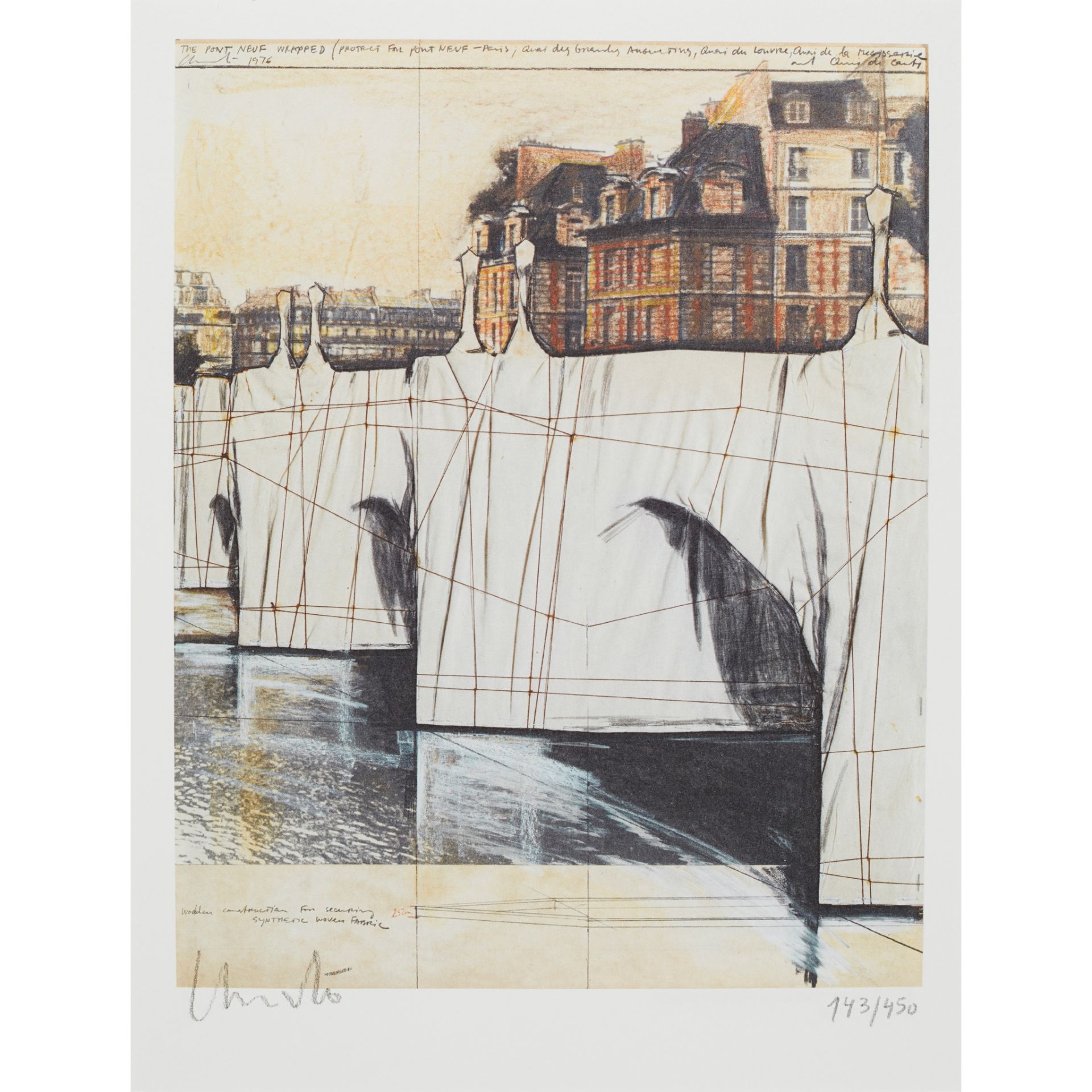 CHRISTO AND JEANNE-CLAUDE (AMERICAN 1939-2020) PONT NEUF