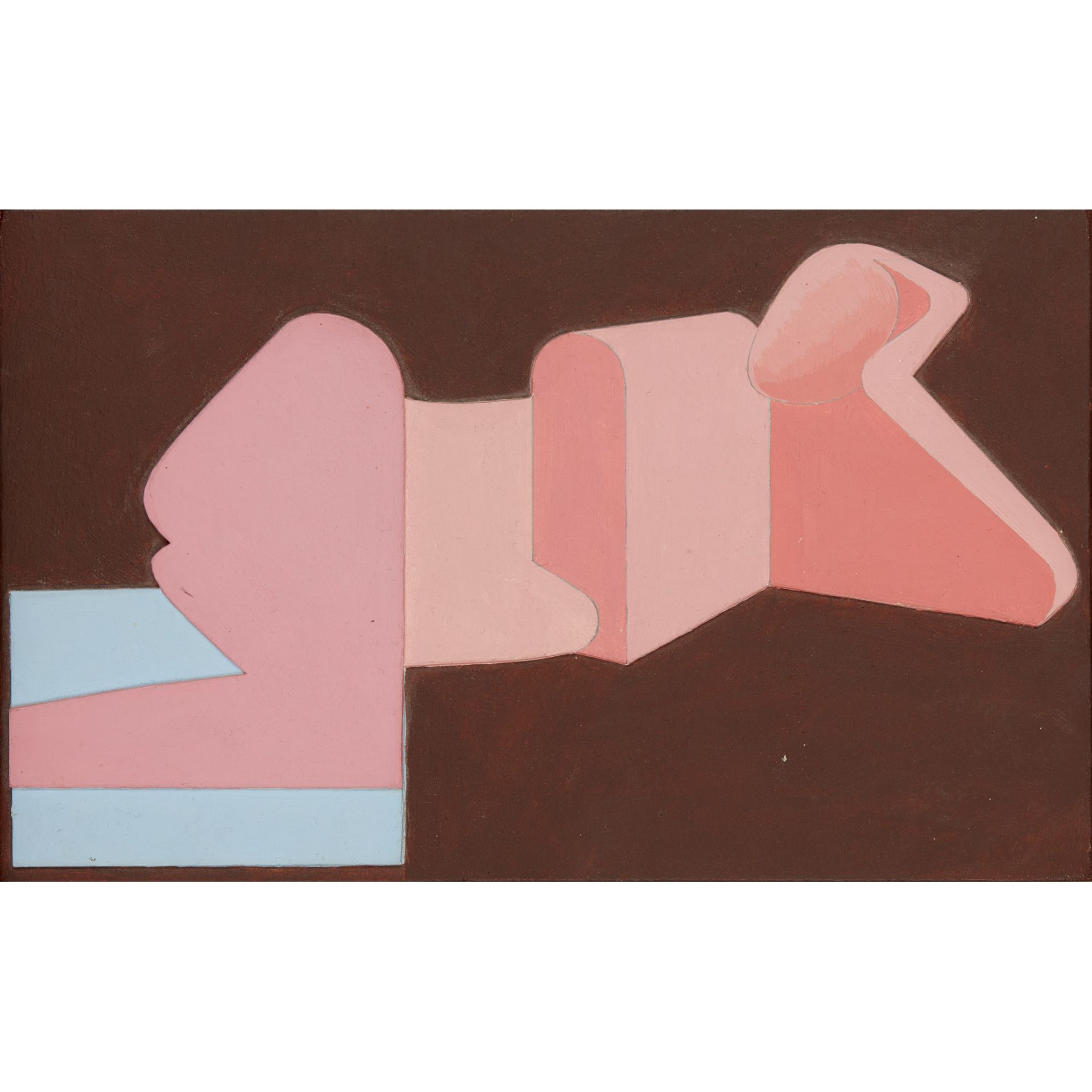 § GERALD LAING (BRITISH 1936-2011) RECLINING FIGURE, I