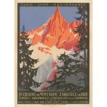Roger Broders (1883-1953) La Chaine du Mont-Blanc