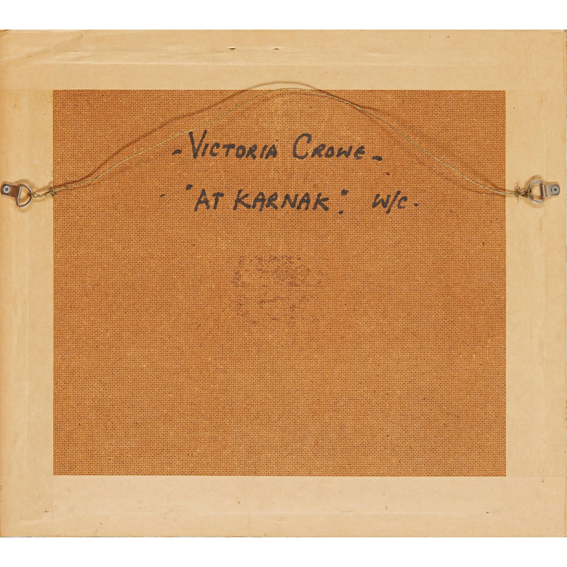 § VICTORIA CROWE O.B.E., F.R.S.E., R.S.A. (SCOTTISH B.1945) AT KARNAK - Image 3 of 3