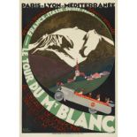Roger Broders (1883-1953) Le Tour du Mont Blanc