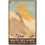 Julien Lacaze (1886-1971) Route des Alpes