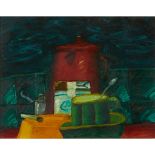 § JACK KNOX R.S.A., R.S.W., R.G.I. (SCOTTISH 1936-2015) BREAKFAST STILL LIFE