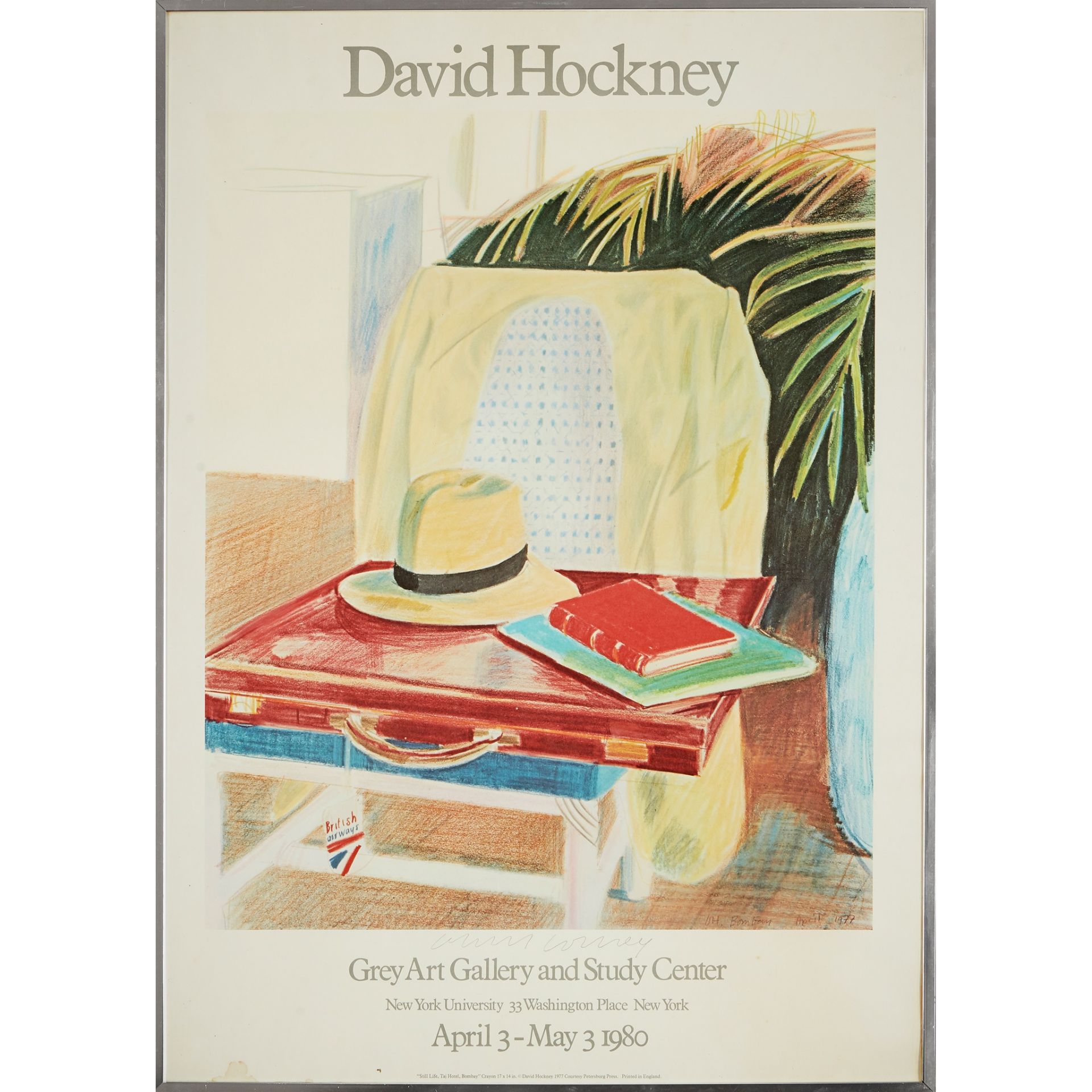 § DAVID HOCKNEY O.M., C.H., R.A. (BRITISH B.1937) DAVID HOCKNEY (GREY ART GALLERY) - 1980 - Image 2 of 3