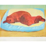 § DAVID HOCKNEY O.M., C.H., R.A. (BRITISH B.1937) DOG 43 POSTER