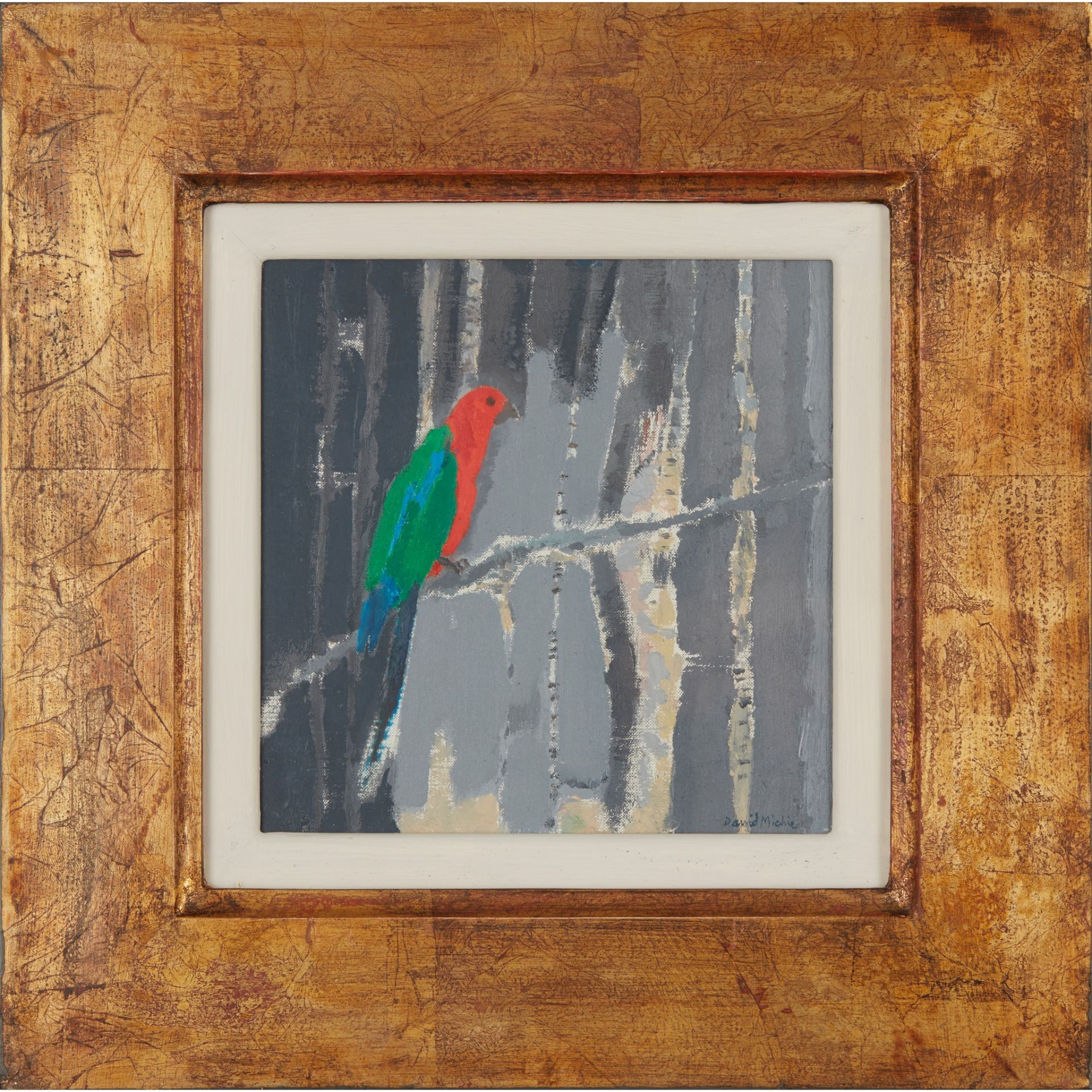 § DAVID MICHIE O.B.E., R.S.A., R.G.I., F.R.S.A (SCOTTISH 1928-2015) KING PARROT - Image 2 of 3