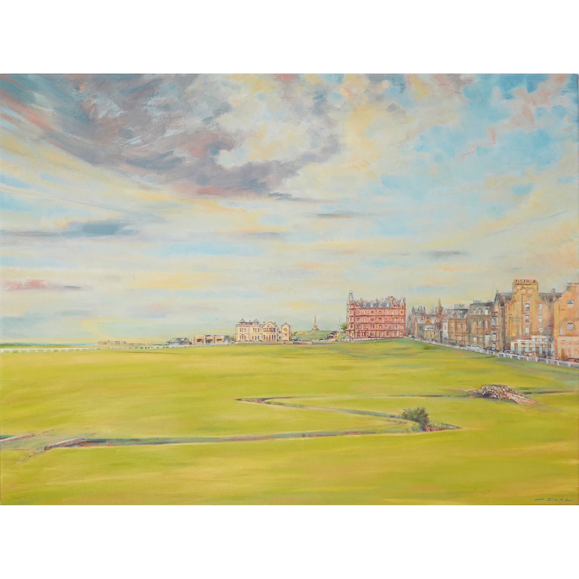 § HUGH DODD (SCOTTISH 1948-2014) THE OLD COURSE AT ST ANDREWS