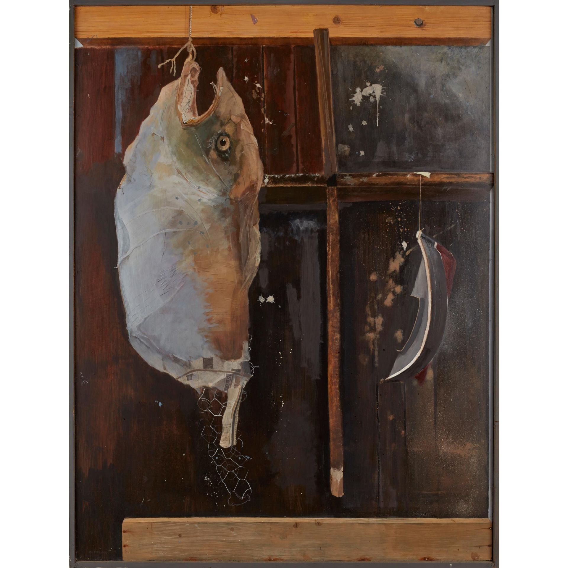 § IAN RITCHIE R.A. (BRITISH b.1947-) HANGING FISH - C.1987 - Bild 2 aus 3