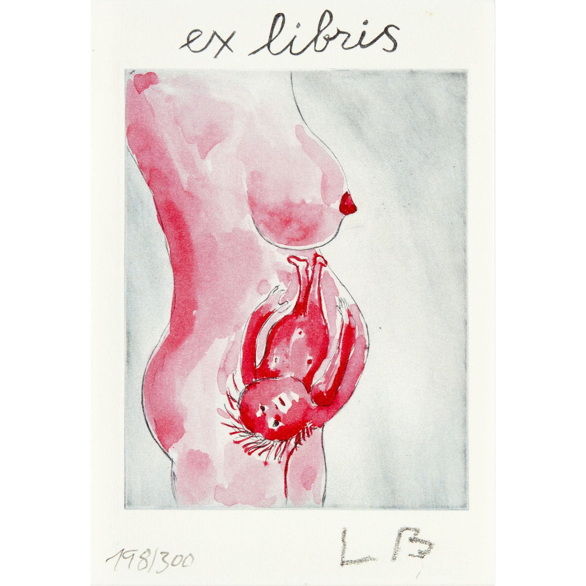§ LOUISE BOURGEOIS (FRENCH/AMERICAN 1911-2010) EX-LIBRIS