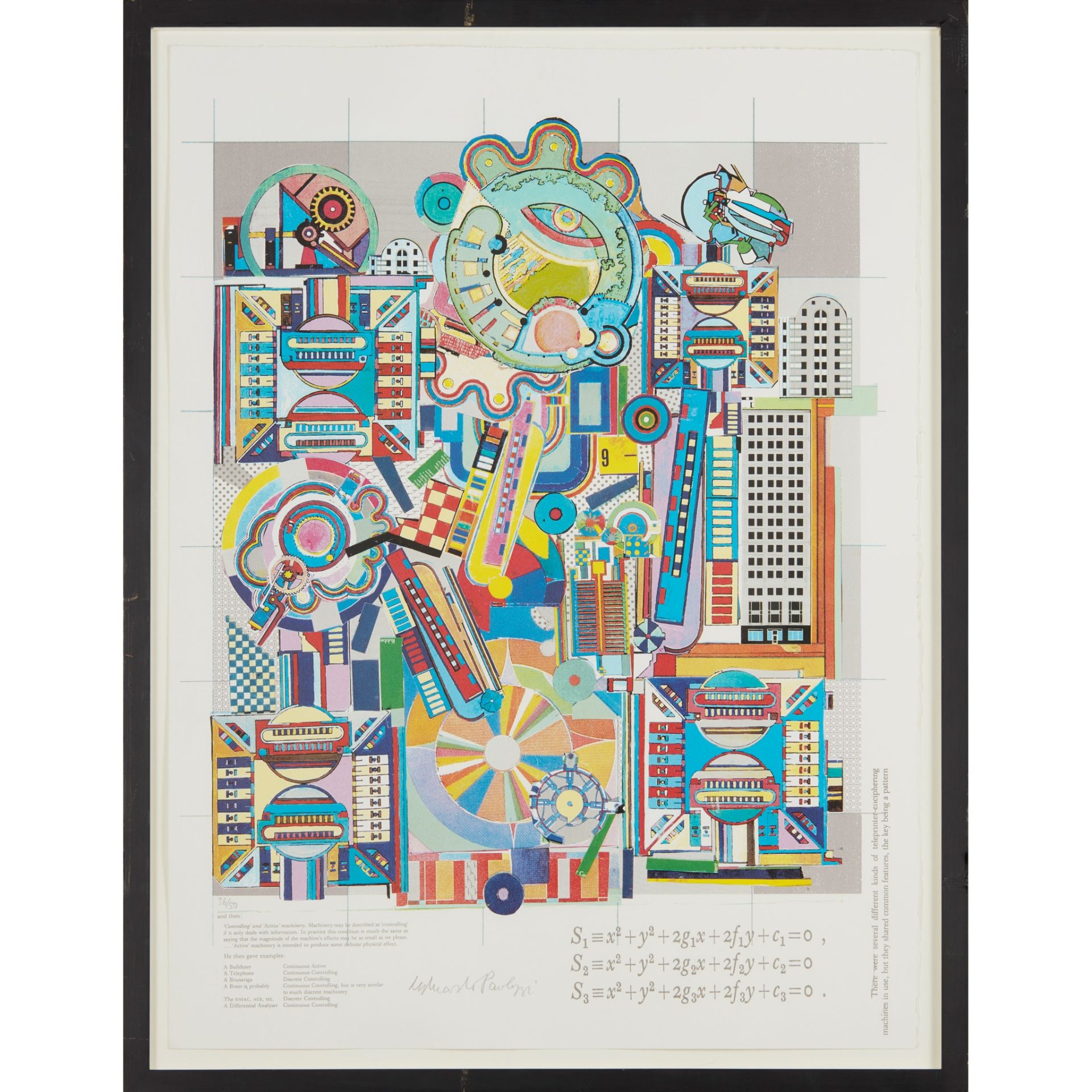 § EDUARDO PAOLOZZI K.B.E., R.A., H.R.S.A. (SCOTTISH 1924-2005) TURING IV - MACHINERY, 2000 - Image 2 of 3