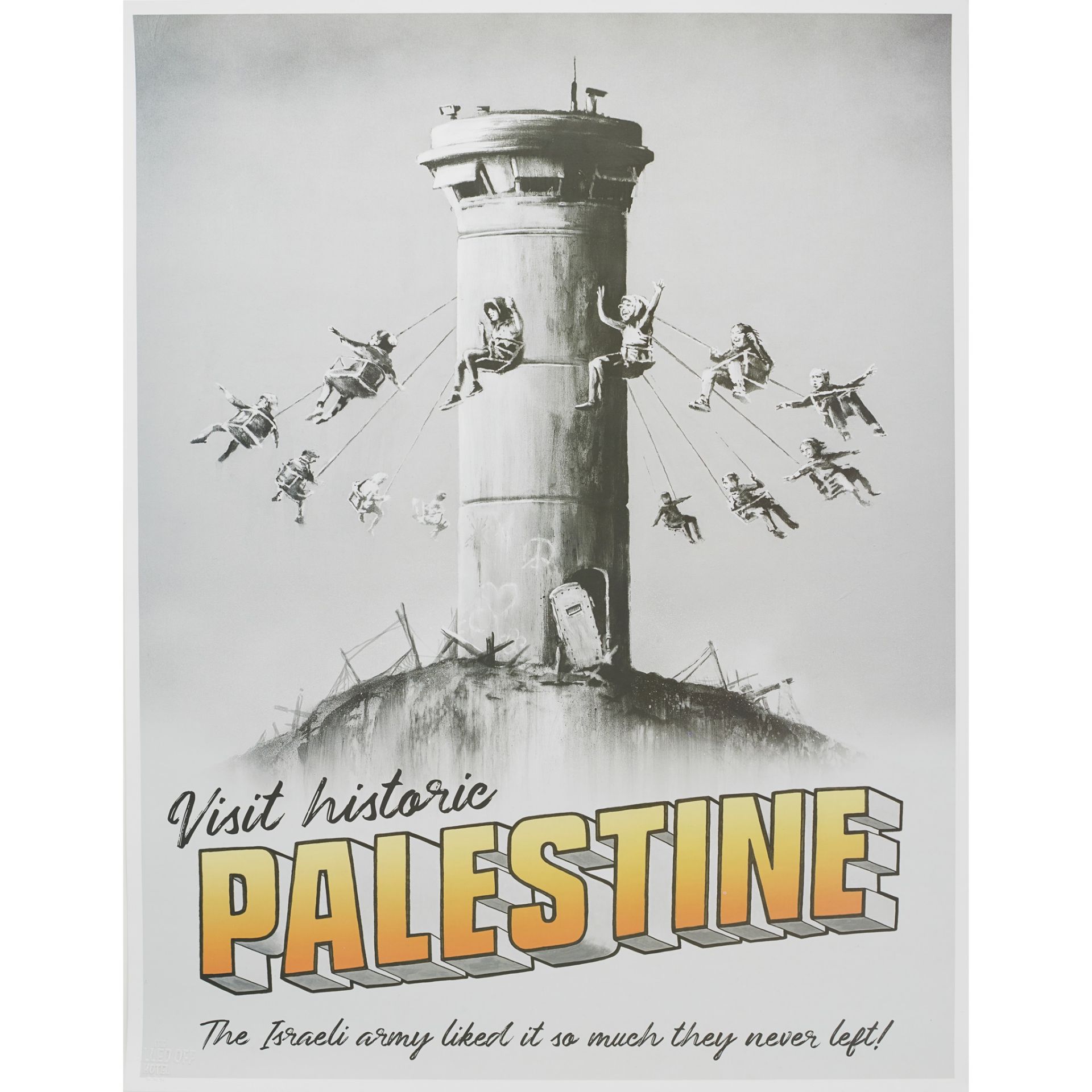 § BANKSY (BRITISH B.1974) VISIT HISTORIC PALESTINE