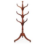 REGENCY MAHOGANY COAT/ HAT STAND EARLY 19TH CENTURY