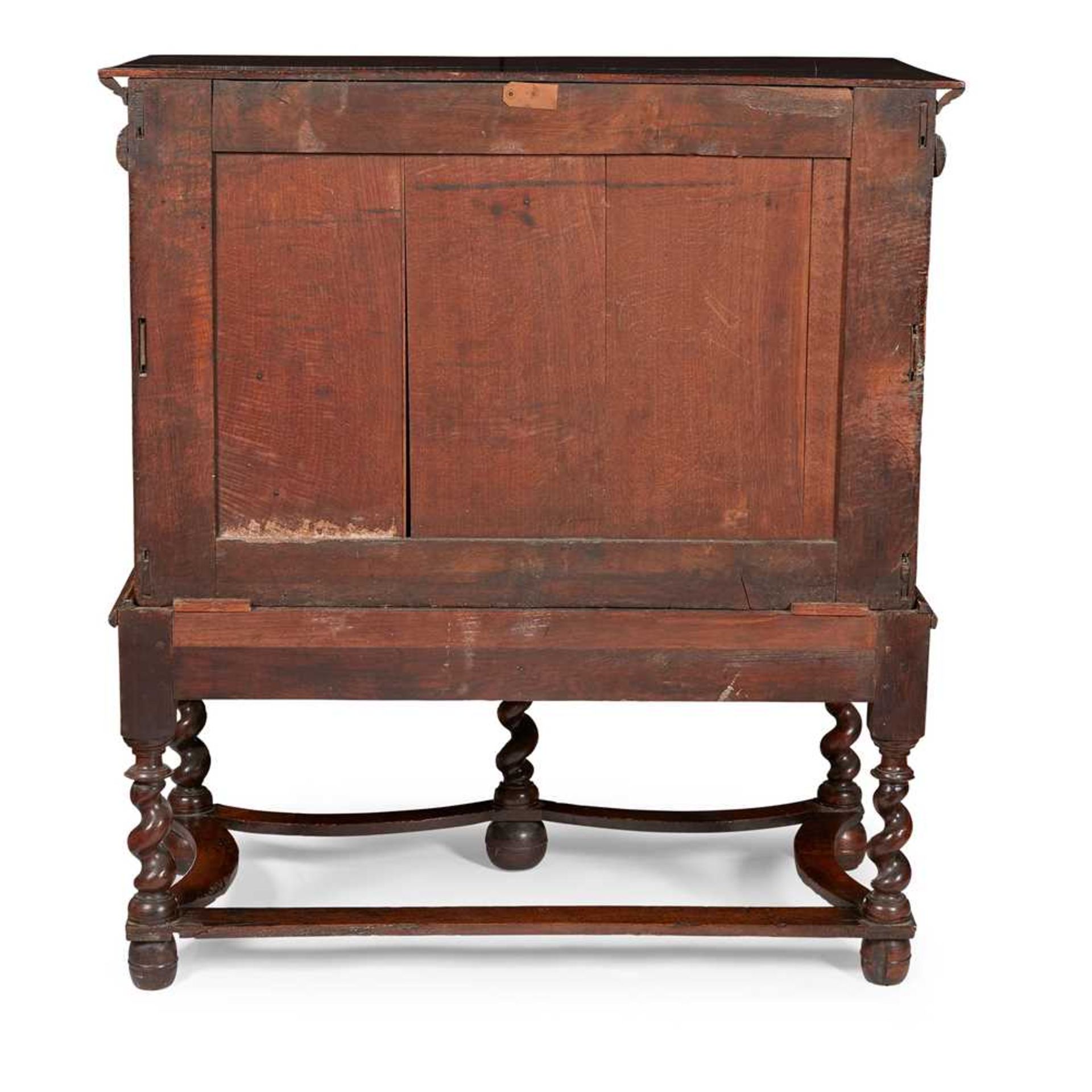 WILLIAM AND MARY OAK CHEST-ON-STAND LATE 17TH CENTURY - Bild 2 aus 2