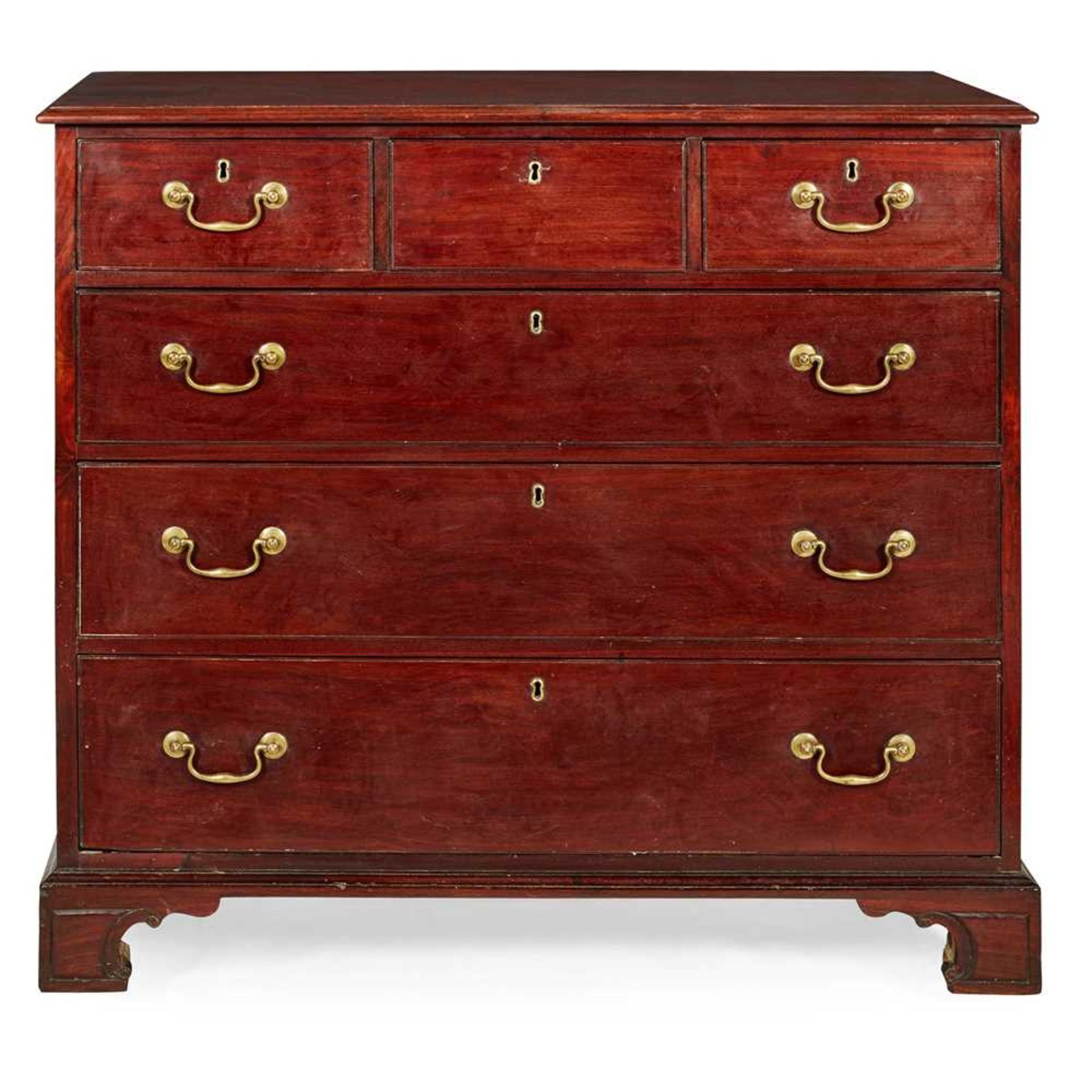 SCOTTISH GEORGE III MAHOGANY CHEST OF DRAWERS, ATTRIBUTED TO WILLIAM BRODIE 18TH CENTURY