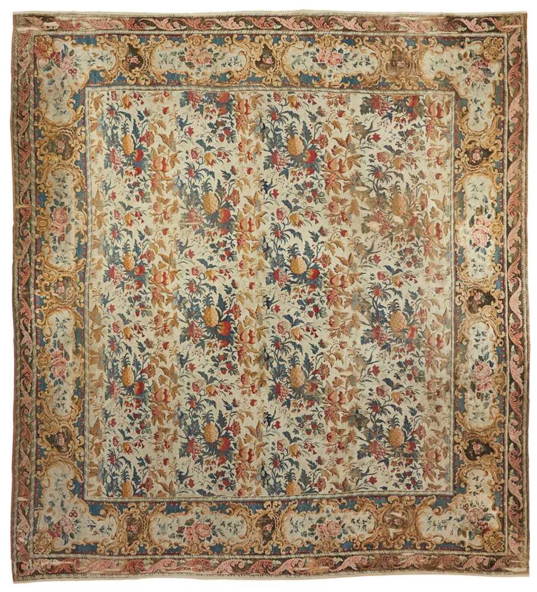 PONDICHERRY CARPET SOUTHEAST INDIA, MID 19TH CENTURY